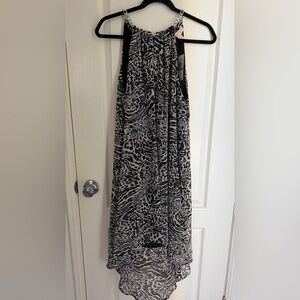 Michael Kors Zebra Print Midi Dress